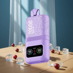 Aivono Aim Magic 20000 Puffs Vape Disposable Glace au Raisin avec écran LCD
