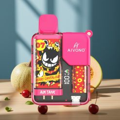 Aivono Aim Tank 9500 Puffs Disposable Vape Cerise Cantaloup