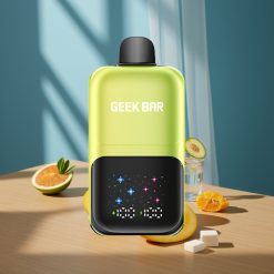 GEEK BAR 2GO 20ml 50000 Puffs Deux Séries Stylo Vape Jetable Mangue Glacée du Mexique avec Écran Interactif et Batterie Rechargeable