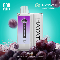 Hayati Miniature 600 kits de dosettes - Hayati Vape Flavours raisin FXT8LR36