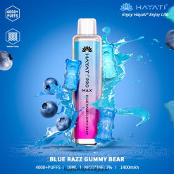 Hayati Pro Max jetable - Hayati Flavour List ours gommeux Razz bleu FXT8LR129