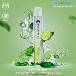 Hayati Pro Mini jetable - Hayati Belgique citron vert FXT8LR14