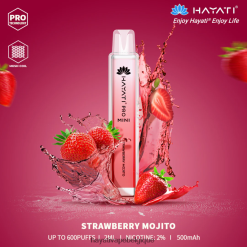 Hayati Pro Mini jetable - Hayati Store Belgique mojito à la fraise FXT8LR21