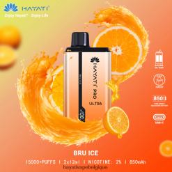 Hayati Pro Ultra jetable 15000 bouffées - Hayati Vape Review bru glace FXT8LR198