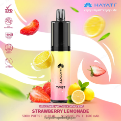 Hayati Twist jetable - Hayati Belgique Limonade de fraise FXT8LR84