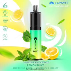 Hayati Twist jetable - Hayati Vape Flavours menthe citronnée FXT8LR76