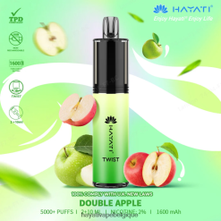 Hayati Twist jetable - Hayati Vape Review double pomme FXT8LR68