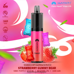 Hayati Twist jetable - Hayati Vape Shop ours gommeux aux fraises FXT8LR82