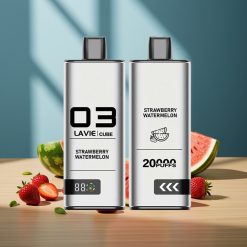 Lavie Cube 20000 Puffs Disposable Vape Fraise Pastèque 28ML Type C