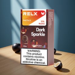 Relx Pod Pro 2 Dispositif de Vape Nicotine 5% Étincelle Sombre et 600 bouffées