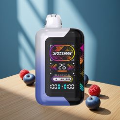 SMOK SPACEMAN SP40000 Disposable Vape Bleu Framboise Glace et SP40000 Zéro Nicotine