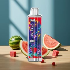 Uwin Crystal 10000 Puffs Glace Pastèque Rechargeable 18ml