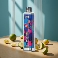 Uwin Crystal 10000 Puffs Vape Jetable Menthe de Miami avec lumière RGB