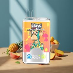 Uwin Crystal Twins 40000 Puffs Pêche Mangue Ananas Red Bull