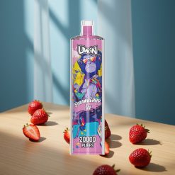Uwin Shisha Hookah Crystal 20000 Puffs Fraise Glacee