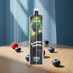 Uwin Shisha Hookah Crystal 20000 Puffs Myrtille Framboise