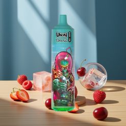 Uwin Tornado 35K Music Disposable Vape Fraise Framboise Cerise Glace