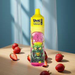 Uwin Tornado 35K Music Disposable Vape Fraise Glacée avec batterie rechargeable 600mAh