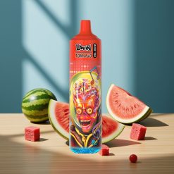 Uwin Tornado 35K Music Disposable Vape Glace Pastèque et Batterie Rechargeable 600mAh